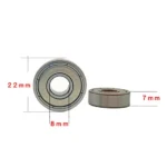 SKF S607 S608 S609 Stainless Steel Deep Groove Ball Bearing