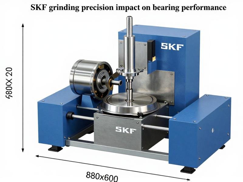 SKF micron-level grinding technology and supply chain reliability SKF grinding precision impact on bearing performance