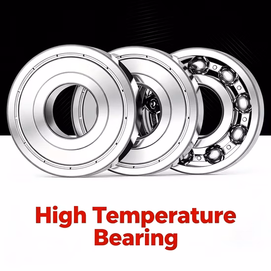 High Temperature Deep Groove Ball Bearing with PA46 Cage for EV Drive Motor